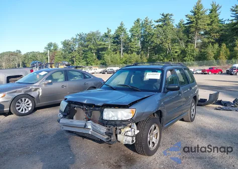 2007 Subaru Forester 2.5X из США, поврежденный, VIN JF1SG63697H711852